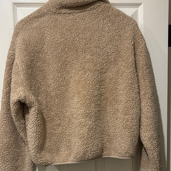 H&M Tan Fleece Pullover Hoodie - Picture 7 of 7